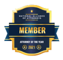 National alliance of attorneys Member | Attorney of the year 2021