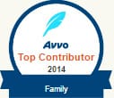 Avvo Top Contributor 2014 | Family